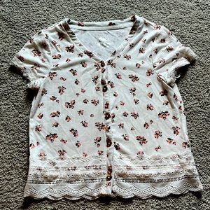 Never worn mint condition justice button up top